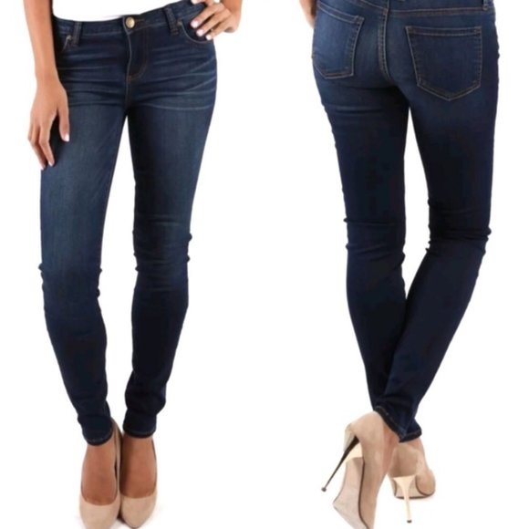 Kut from the Kloth Denim - KUT FROM THE KLOTH Mia Toothpick Blue Skinny Jeans